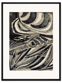 Gerahmter Kunstdruck Landschaft, 1918