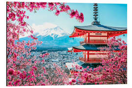 Aluminium print Japanese Landscape