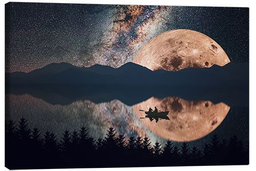 Canvas print Super moon