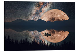 Foam board print Super moon