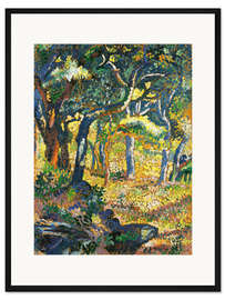 Gerahmter Kunstdruck Eine Lichtung in der Provence