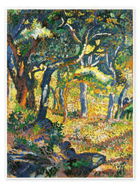 Wall print  A Clearing in Provence - Henri-Edmond Cross