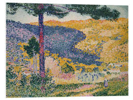 Foam board print Valley with Fir (Shade on the Mountain), 1909