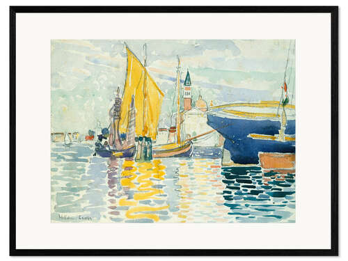 Framed art print Venice - The Giudecca, 1903