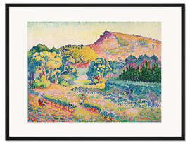 Gerahmter Kunstdruck Cap Negre-Landschaft, 1906