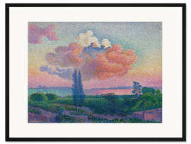 Gerahmter Kunstdruck Die Rosenwolke