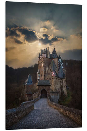 Acrylic print Burg Eltz, a fairytale castle