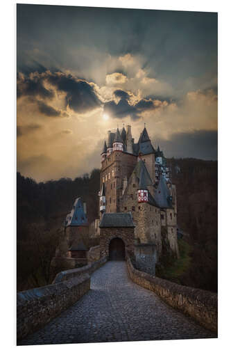 PVC print Burg Eltz, a fairytale castle