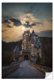 Vinilo para la pared Burg Eltz, a fairytale castle
