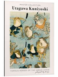 Magnettafel Famous Heroes of the Kabuki Stage