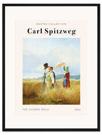 Gerahmter Kunstdruck The Sunday Walk, 1841