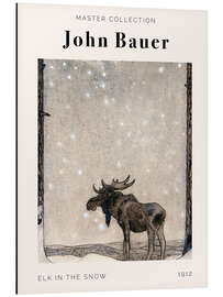 Magnettafel Elk in the Snow, 1912