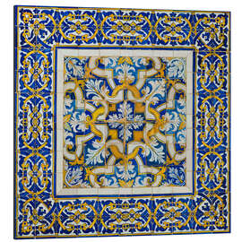 Magnettafel Altes Azulejo in Faro, Portugal