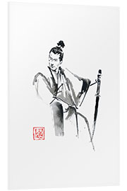 Tableau en PVC Samurai seated