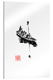 Tableau en plexi-alu Japanese small boat