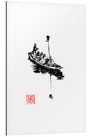 Magnettafel Japanisches kleines Boot