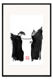 Gerahmter Kunstdruck Affenbrücke II