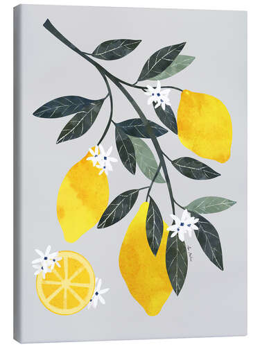 Canvas print Lemons