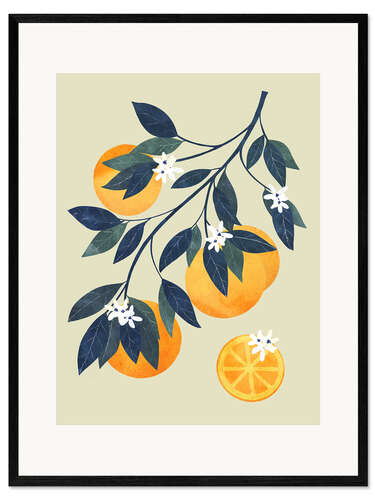 Framed art print Oranges Branch