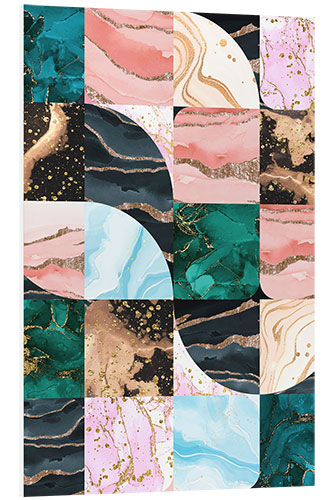 Foam board print Marble Obsession