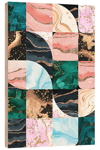 Wood print Marble Obsession