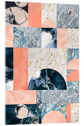 Quadro em acrílico Marble & Lust