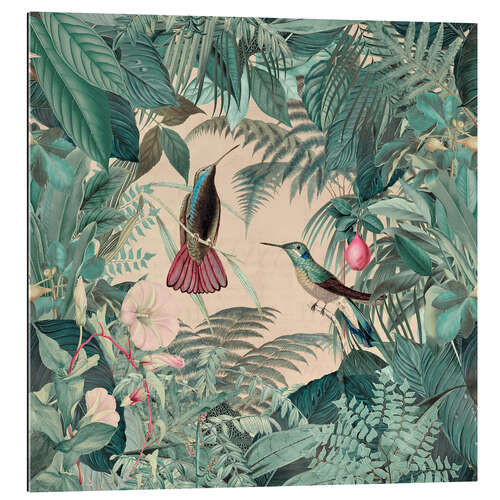 Galleriprint Tropical Hummingbird Jungle