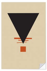 Selvklebende plakat Suprematism V