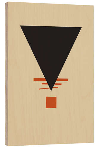 Stampa su legno Suprematism V