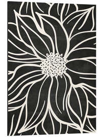 Magnettafel Abstrakte Blume