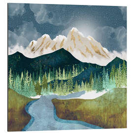 Magnettafel Gebirgsfluss