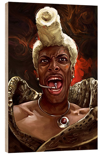Tableau en bois Ruby Rhod