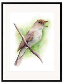 Ingelijste kunstdruk Nightingale