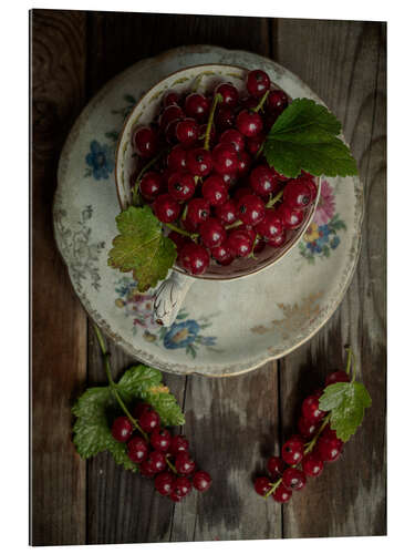 Galleriprint Still life with fresh redcurrants