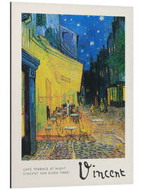 Magnettafel Caféterrasse am Abend, 1888