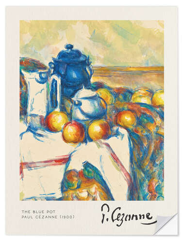 Autocolante decorativo The Blue Pot