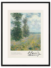 Plakat artystyczny premium w ramie The Poppy Fields