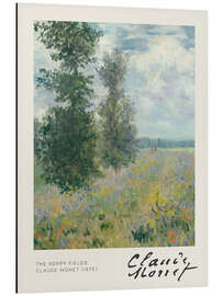 Magnettafel Die Mohnfelder