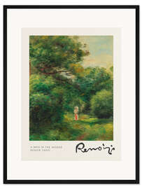 Gerahmter Kunstdruck Ein Pfad im Wald