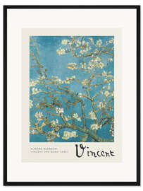 Gerahmter Kunstdruck Mandelblüte