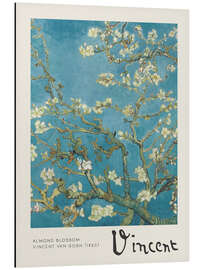 Magnettafel Mandelblüte