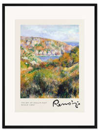 Gerahmter Kunstdruck Die Bucht von Moulin Huet