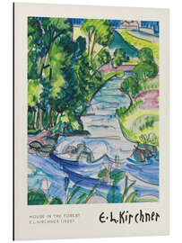 Magnettafel Haus im Wald