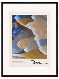 Gerahmter Kunstdruck Erreichen der Wellen