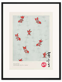 Gerahmter Kunstdruck Goldfisch