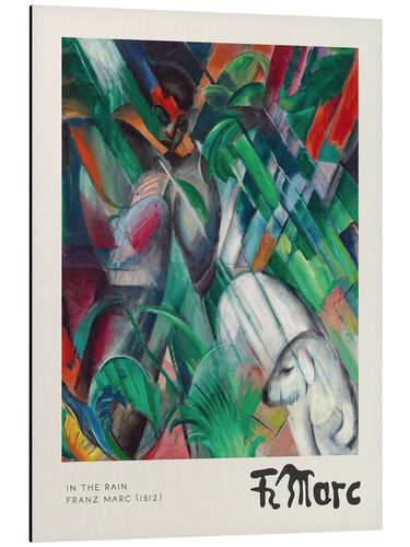 Aluminium print In the Rain, 1912