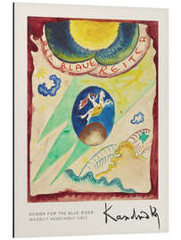 Magnettafel Entwurf für Der Blaue Reiter II