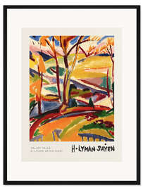 Gerahmter Kunstdruck Valley Falls