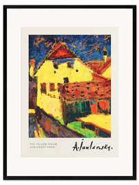 Framed art print The Yellow House