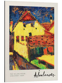 Magnettafel Das gelbe Haus
